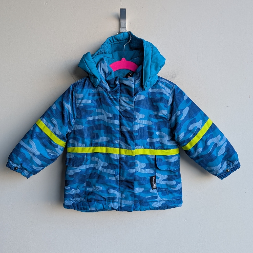 Alpinetek Baby Boy Camo Hooded Winter Jacket